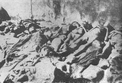 Armenian children, victims of one of the several genocides perpetrated by Turkey, 1916