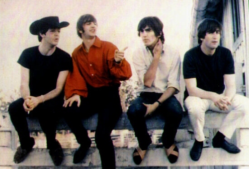 (l-r):Paul, Ringo, George,